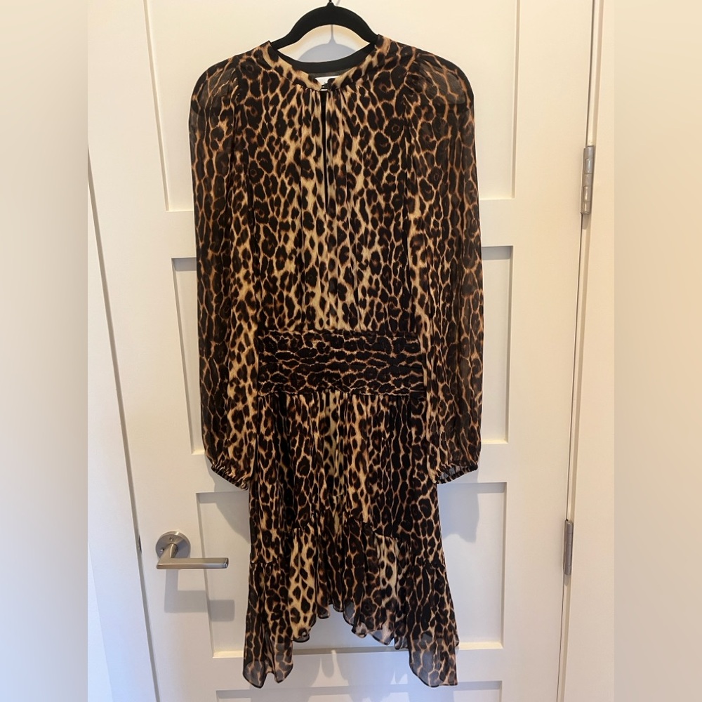 A.L.C. Leopard dress size 4  worn once  excellent condition